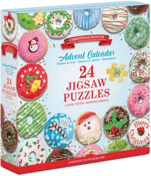 Advent Calendar - Christmas Donuts 24 X 50-Piece Puzzles 1