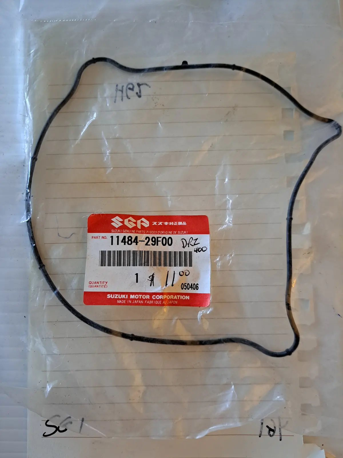Dr-Z400 Clutch Cover Oring 1