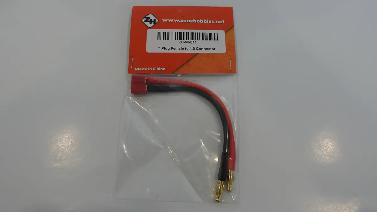 Zh-W-011 T Plug Female To 4.0 Golden Connector 14Awg 100Mm 1