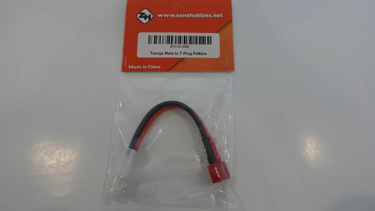 Zh-W-006 Tamiya Male To T Plug Female Wire 14 Awg 100Mm 1