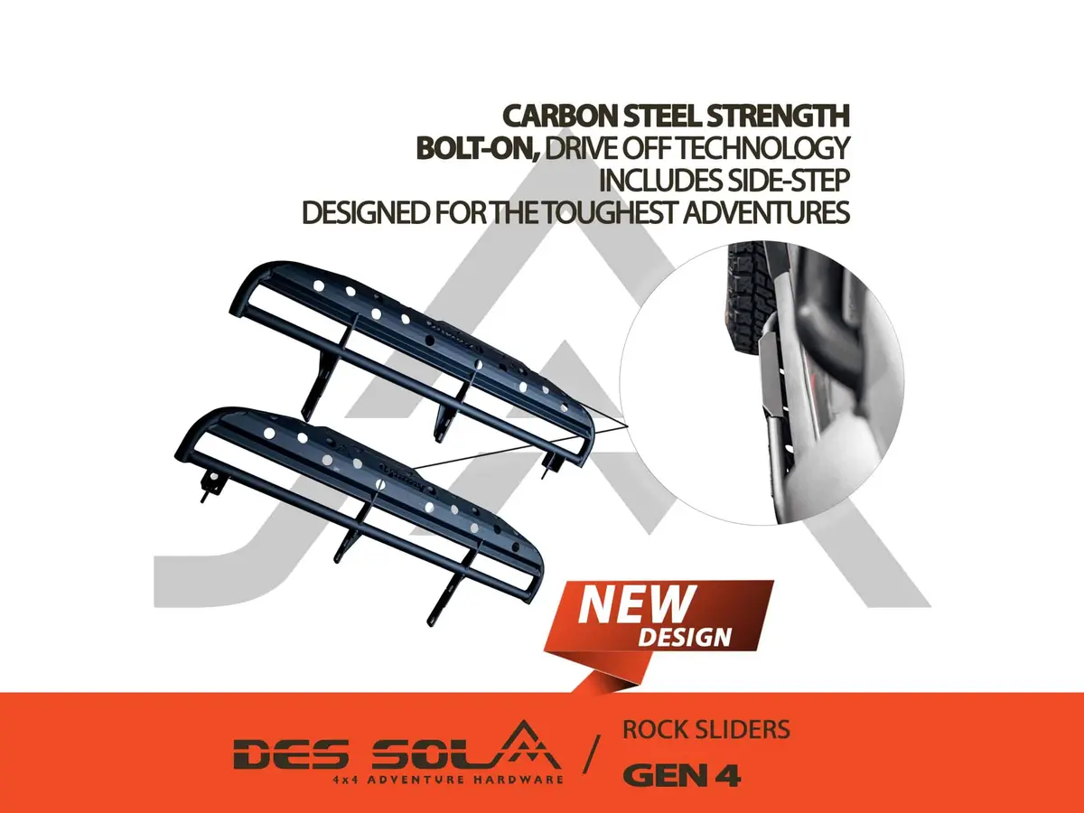Des Sol Rock Sliders 5 Door (Jimny Year 2023+) 1