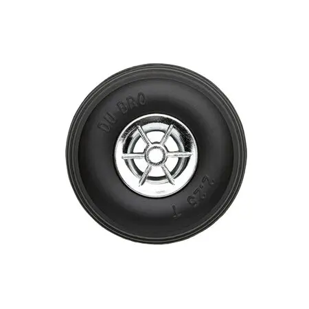 225Tc Treaded Chrome Wheels, 2-1/4" Diameter (2) 1