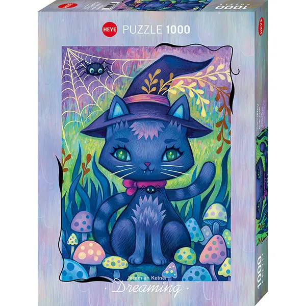 Dreaming, Witch Cat 1000-Piece Puzzle 1