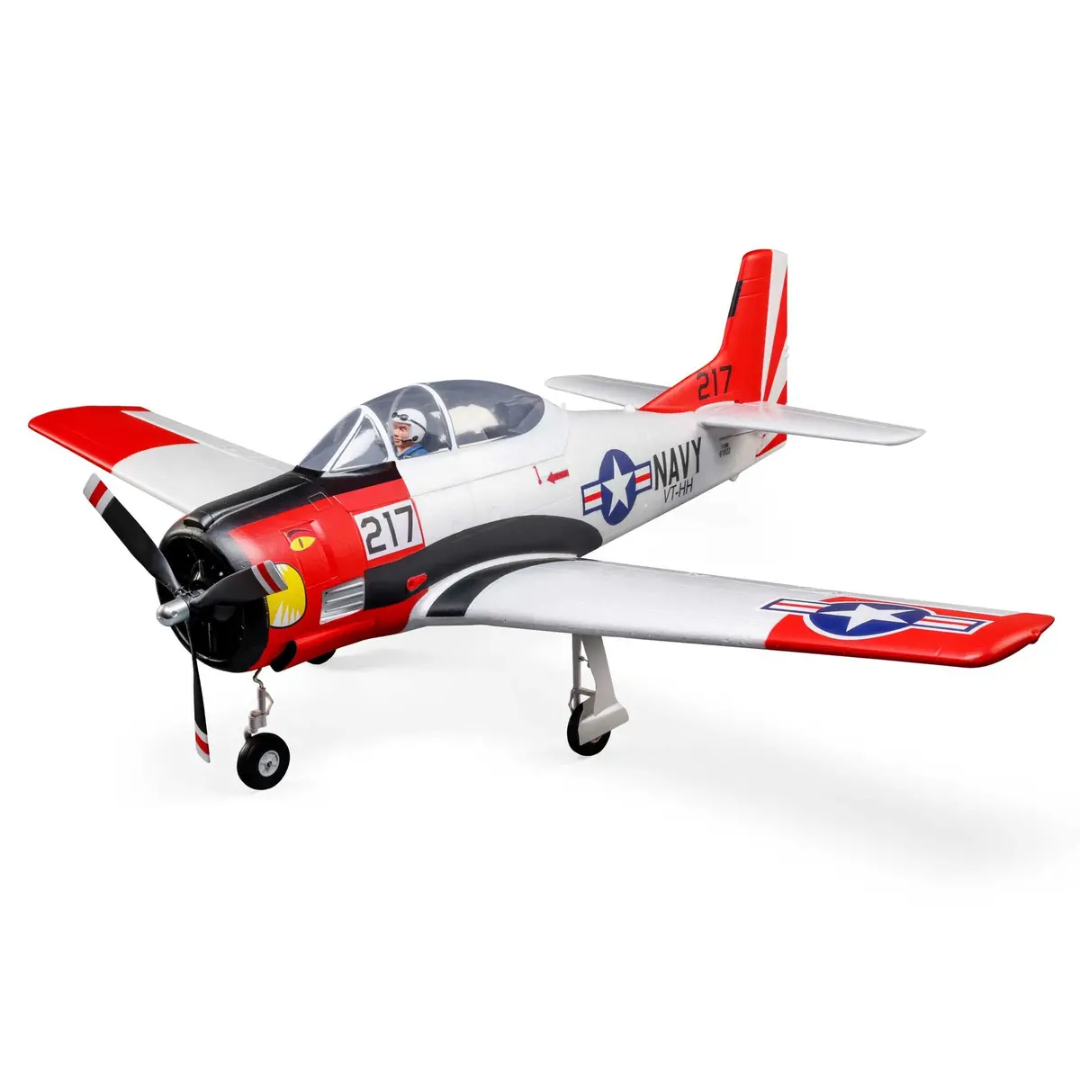 Efl18350  T-28 Trojan 1.2M Bnf Basic With Smart 1