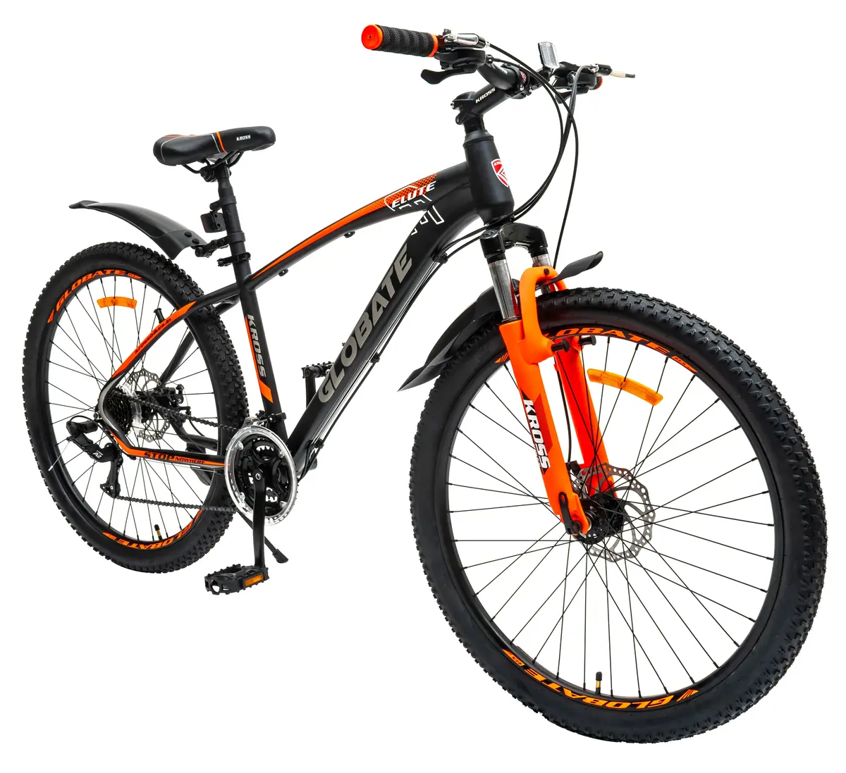 Kross Elute 27.5T 21-Speed Steel Mtb With Ltwoo Shifters, Front Suspension & Dual Disc Brakes 2