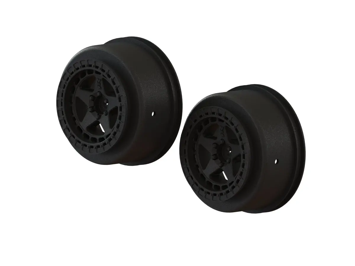 Ar510096 Sc 2.2"/3.0" Wheel 14Mm Hex (Black/2Pcs) Arac9461 1