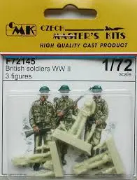 1:72 British Soldiers Wwii (3 Figures) 1