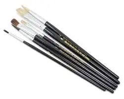 Bristle/Camel Assorted Brushes 1