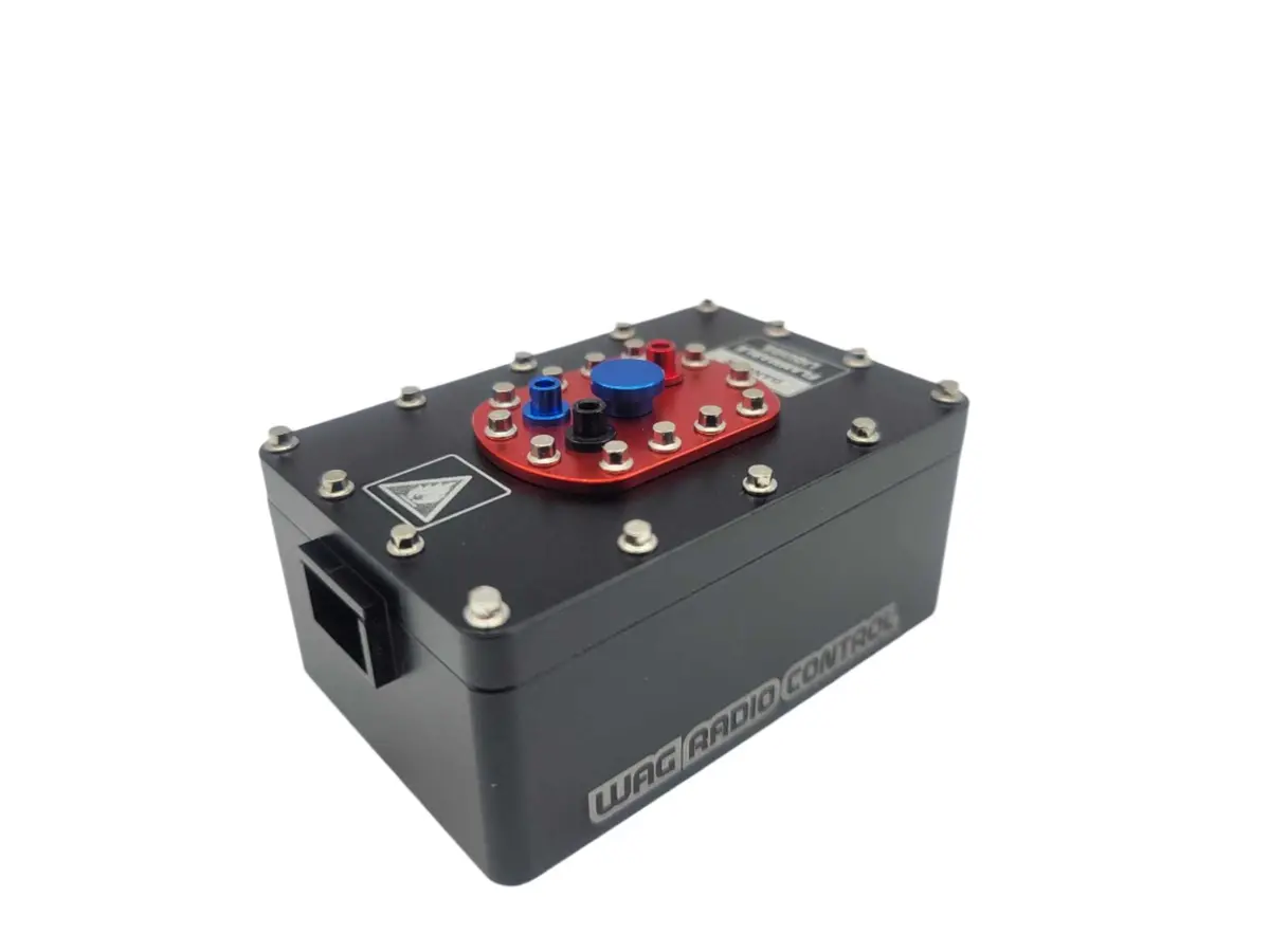 Wagacc10rvbbk1 Black Aluminum Case For Rc Receiver 1