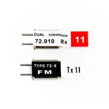 D/C Crystal Set Fm72-7 Tx 50 Dual Conversion 1
