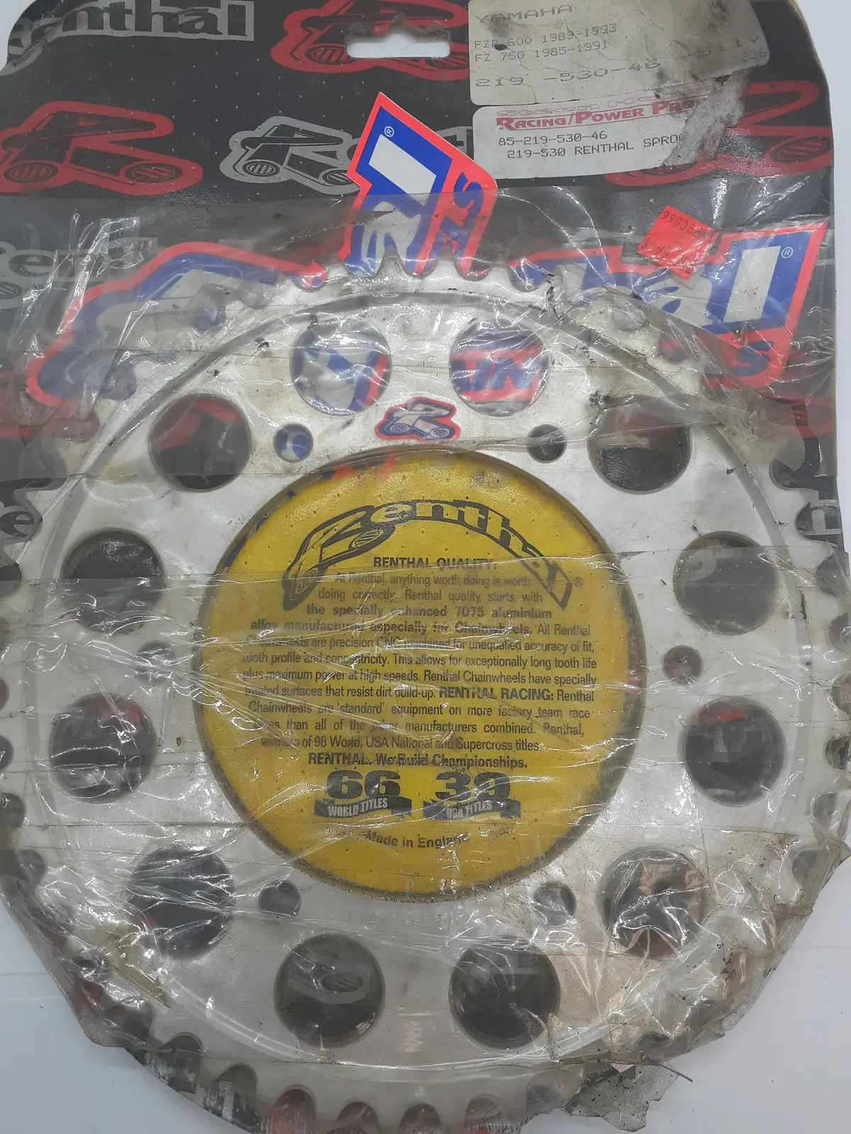 Fzr600 Fz750 Rear Renthal Sprocket 1
