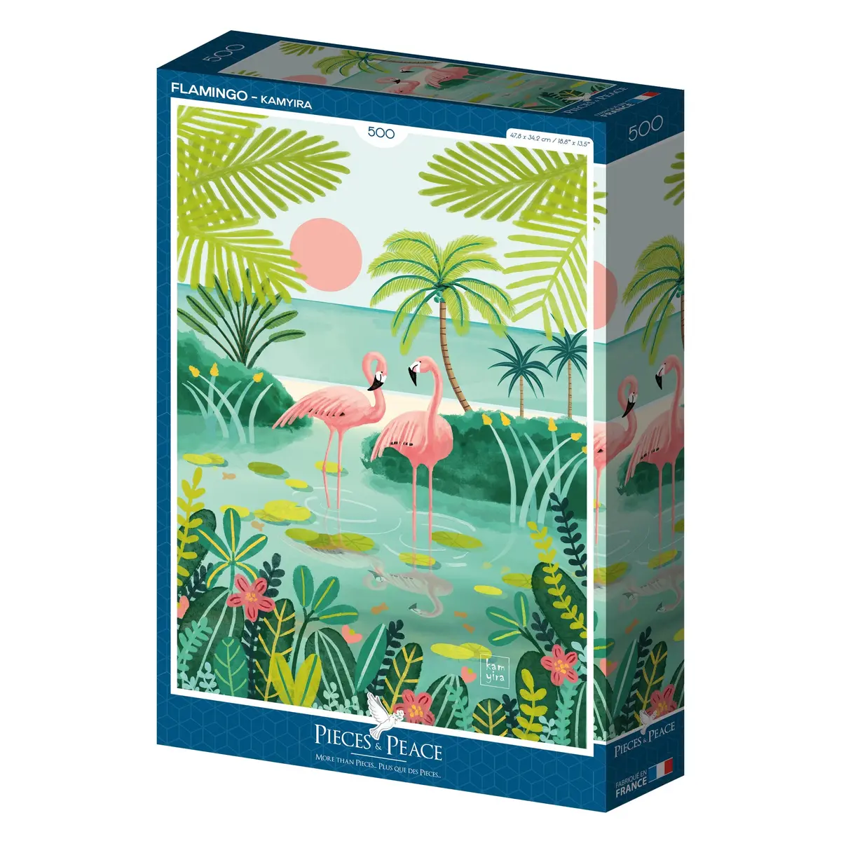 Flamingo 500-Piece Puzzle 1