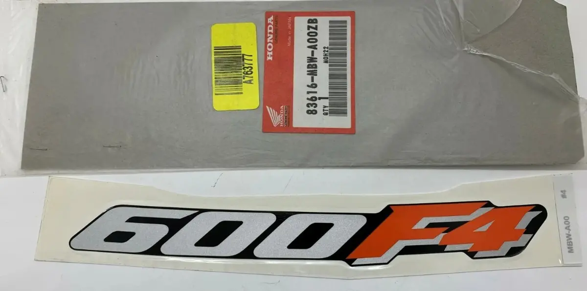 Cbr600f4 Rear Cowling Decal 1