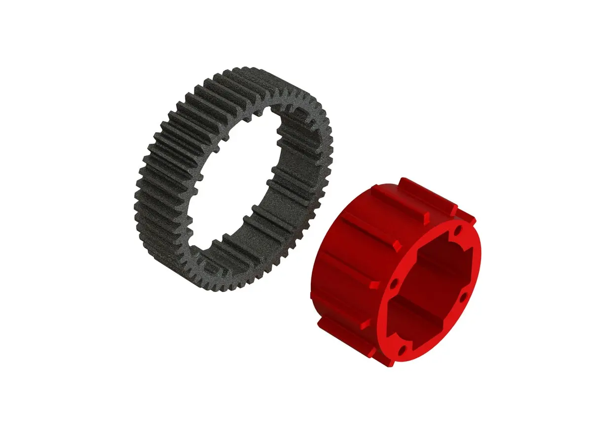 Ara310919 Aluminum Center Diff Case Set (1 Diff) 1