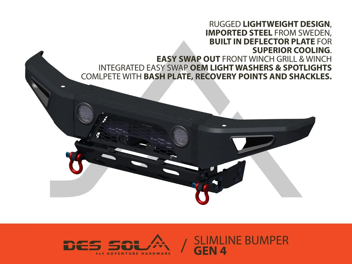 Des Sol Slim-Line Bumper (Jimny Year 2018+) 1