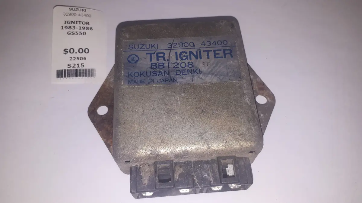 Gs550 Cdi Igniter Unit 1