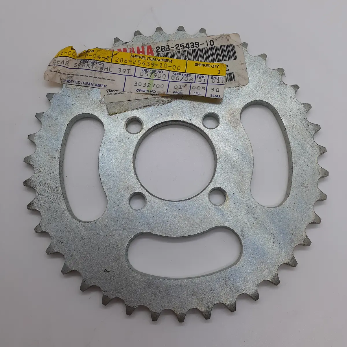 Yj2 Gt Ty Yz80 Rear Sprocket 39T 1