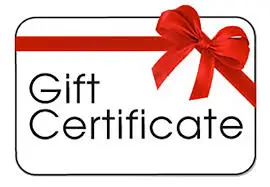 Physical Gift Certificate: $10.00 1
