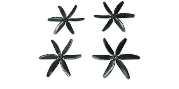 Hyperion 5X4 Six-Blade Prop Black (Cw & Ccw 2 Pairs) 1