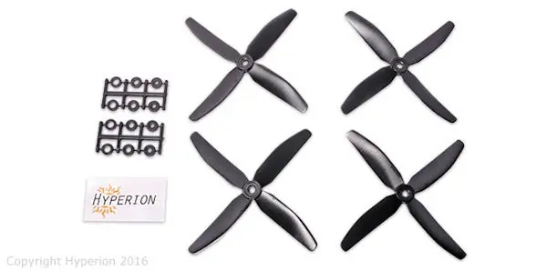 Hyperion 5X4 Four-Blade Prop (Cw & Ccw 2 Pairs) 1