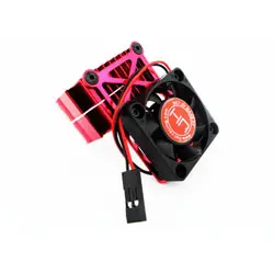 Clip-On Two-Piece Motor Heat Sink W/ Fan (Red) 1