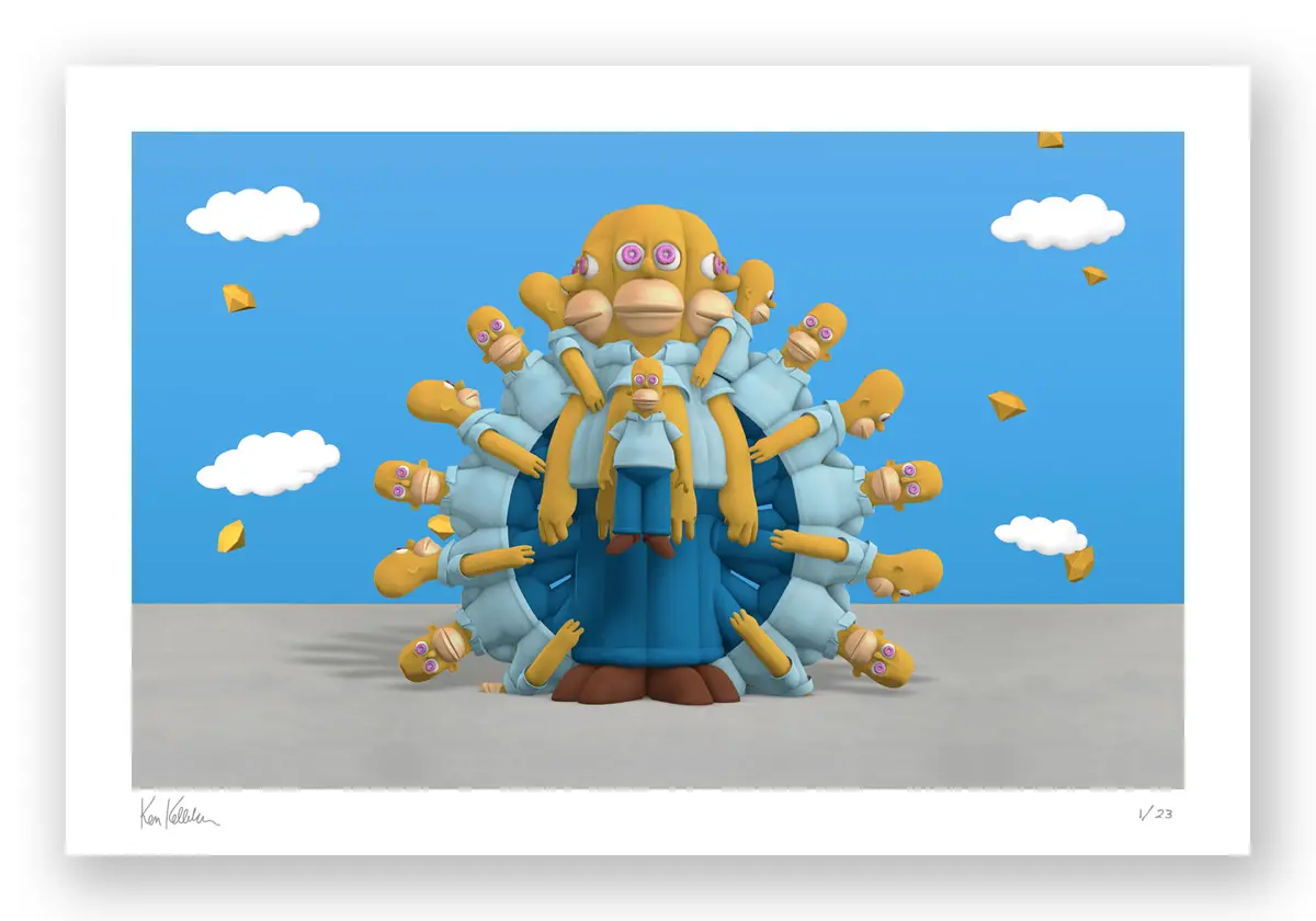 Ken Kelleher "Winners Circle Lucky Diamonds" Variant Edition Fine Art Print 1