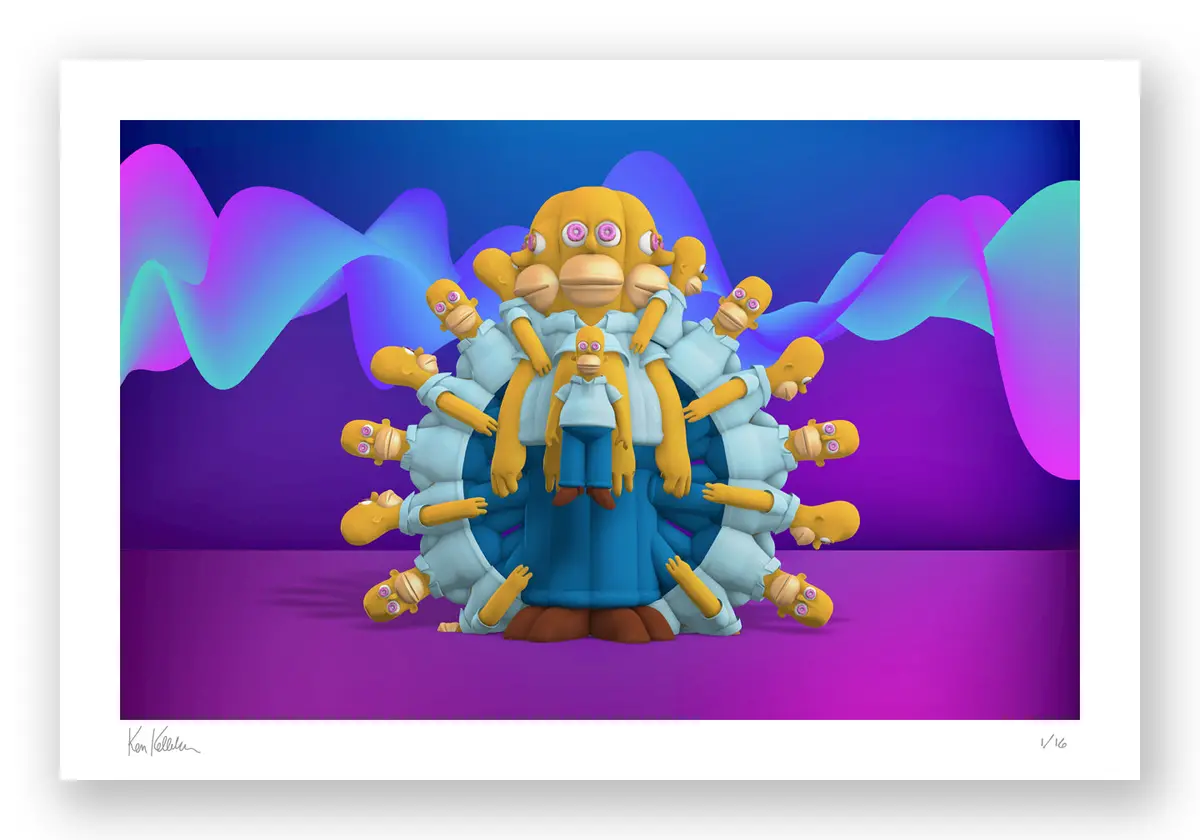 Ken Kelleher "Winners Circle Supreme" Variant Edition Fine Art Print 1