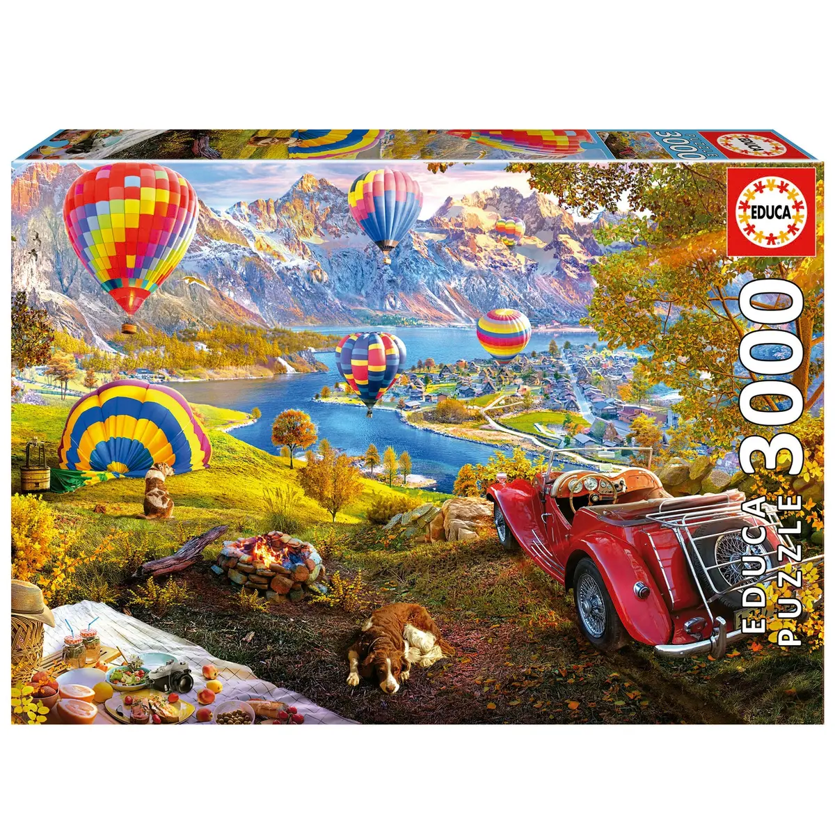 Hot Air Balloon Valley 3000-Piece Puzzle 1
