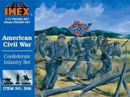 1:72 Confederate Infantry Set 1