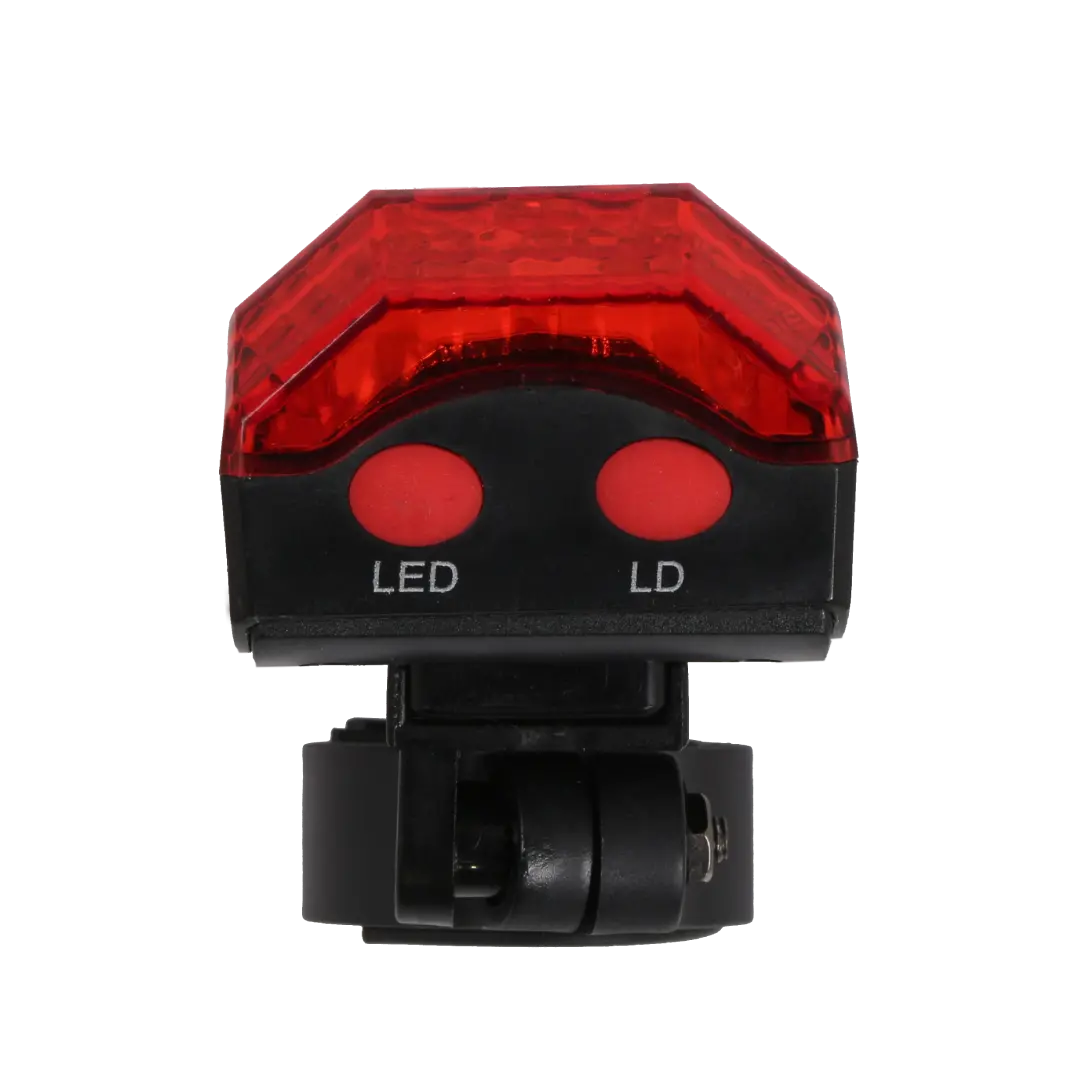 Aaa Powered 5 Led Tail Light - Bright, Durable - Perfect For Bikes, Red, Pack Of 1 1