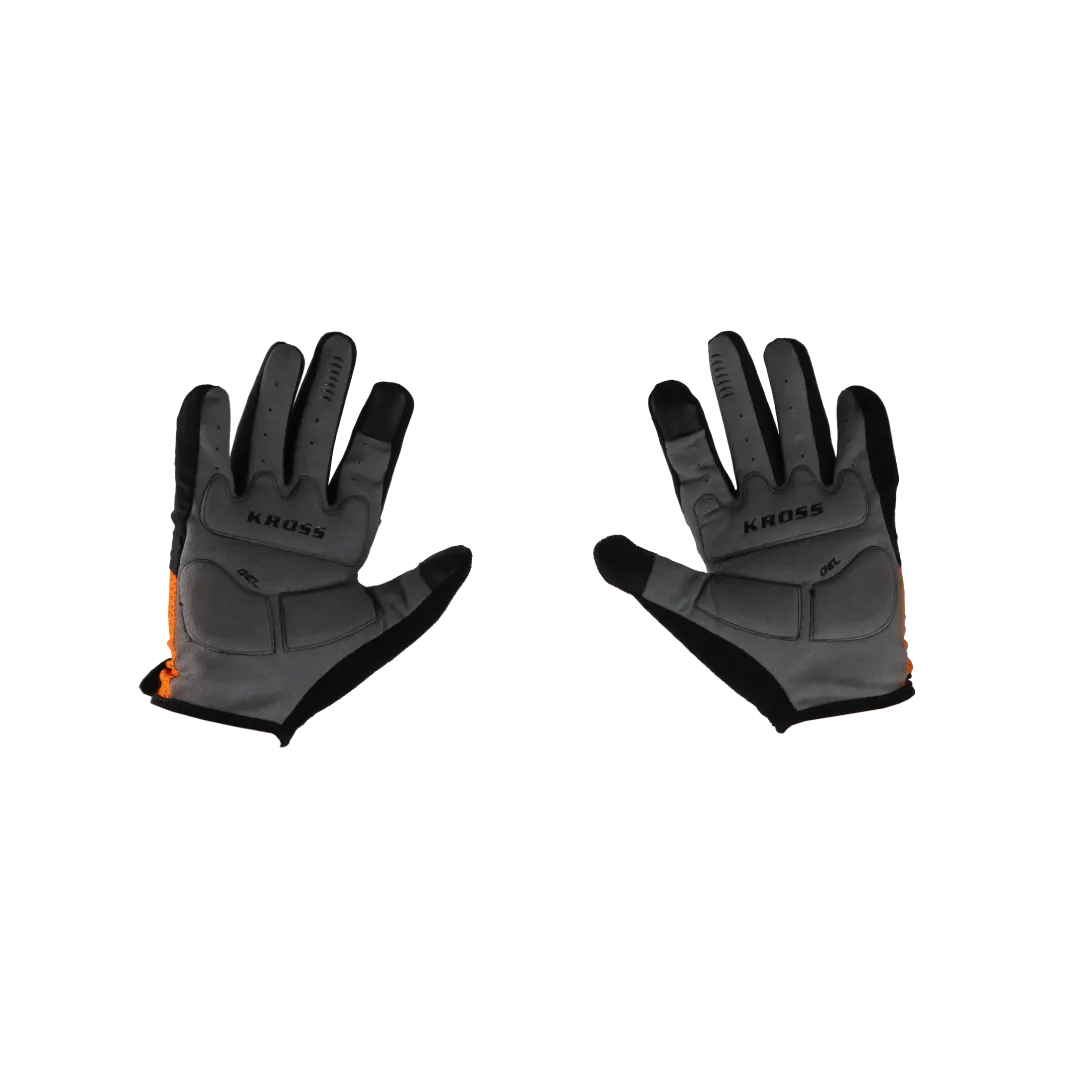 Cycling Gloves, Full Finger, Lycra, Goft Padding Gel, Touch Screen With Comfort Air System- M 1