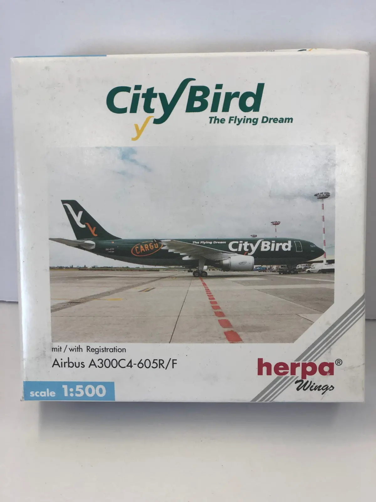 1:500 City Bird The Flying Dream Airbus A300c4-605R/F 1