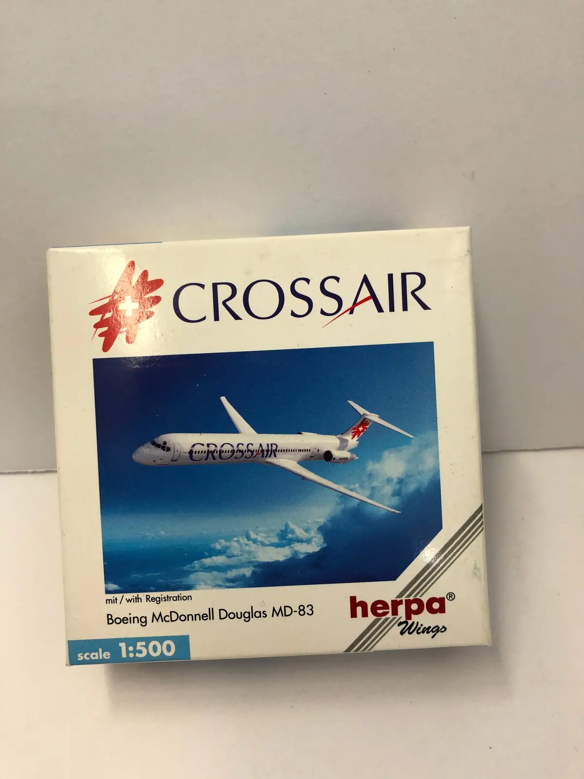 1:500 Crossair Boeing Mcdonnell Douglas Md-83 1