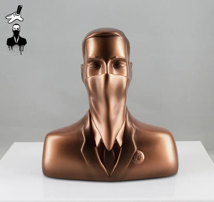 Abcnt - "Abcnt" Bronze Resin Fine Art Sculpture 1