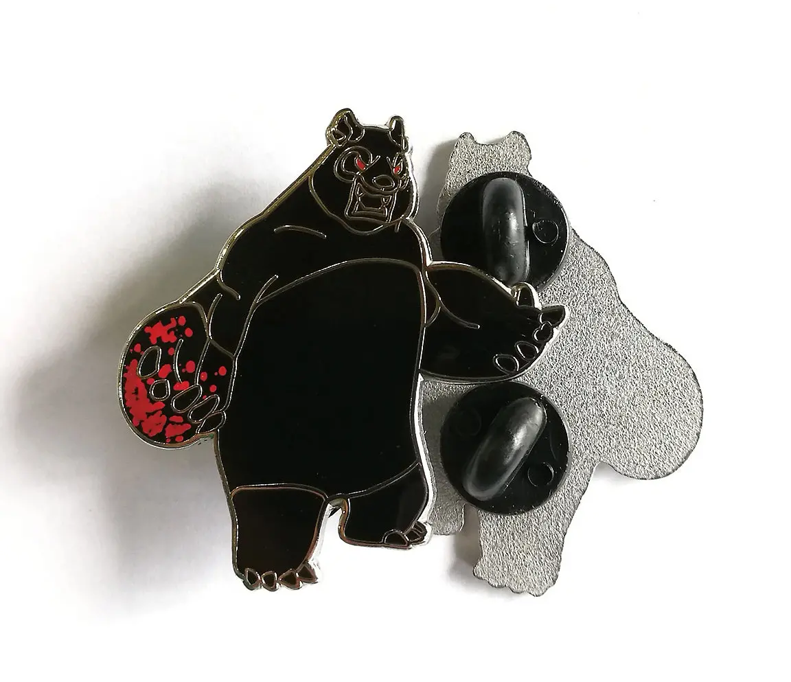 Aaron Woes Martin "Angry Woebots" - Panda King 3 Nightmare Pin 1