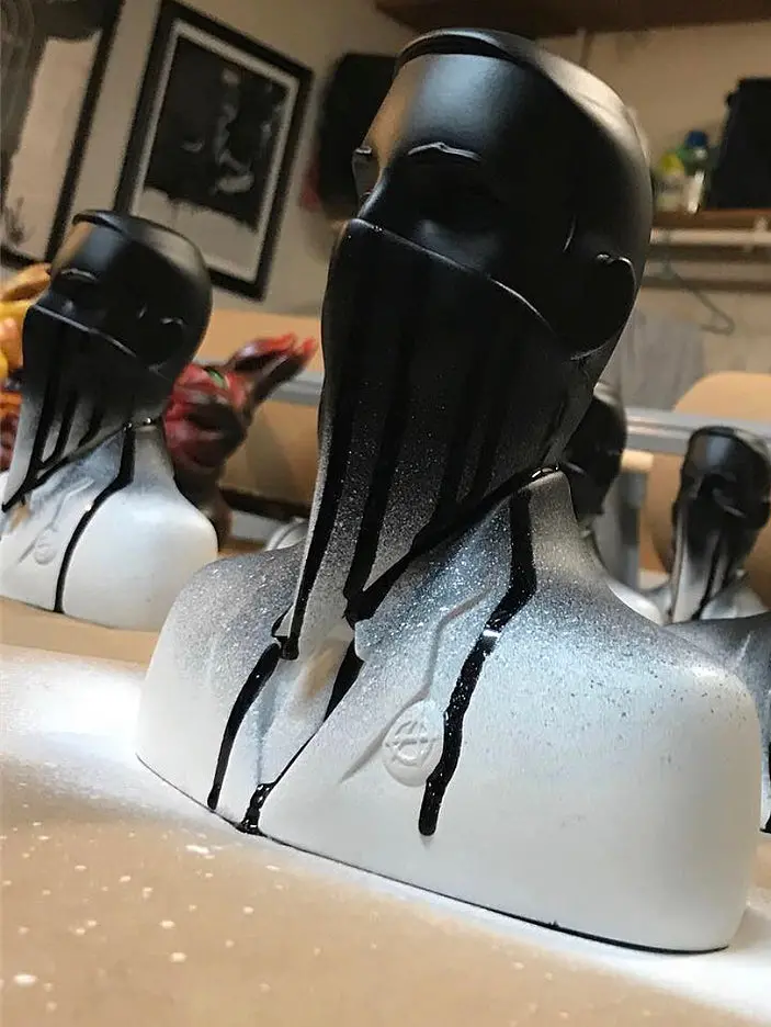 Abcnt - "Abcnt" Hand Painted Resin Sculpture 1