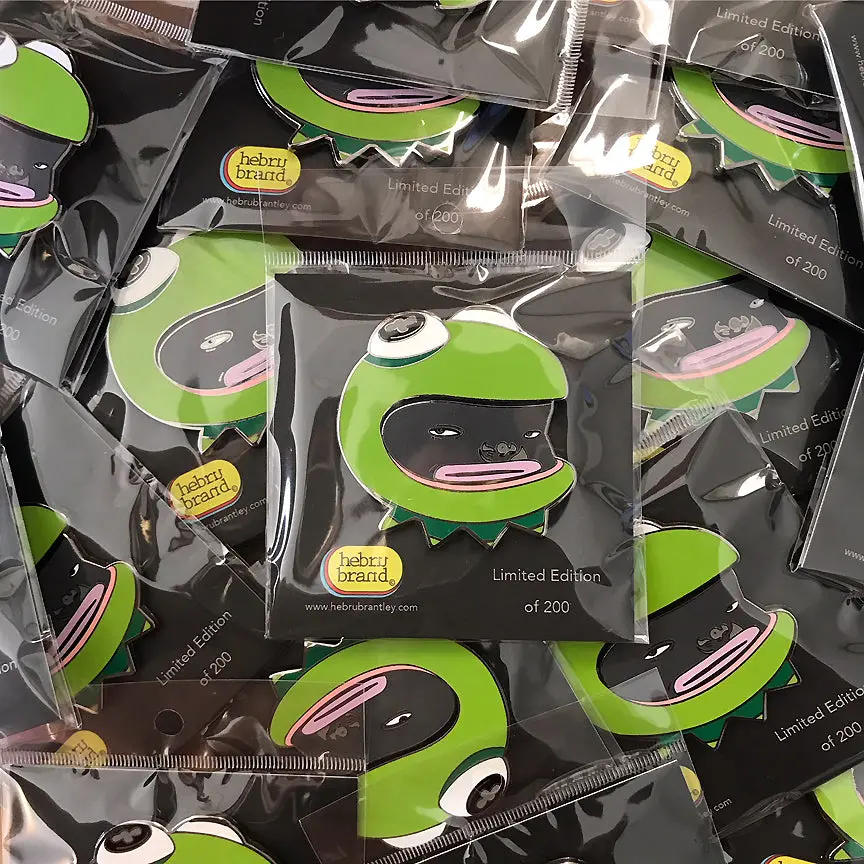 Hebru Brantley Frog Limited Edition Pin 1