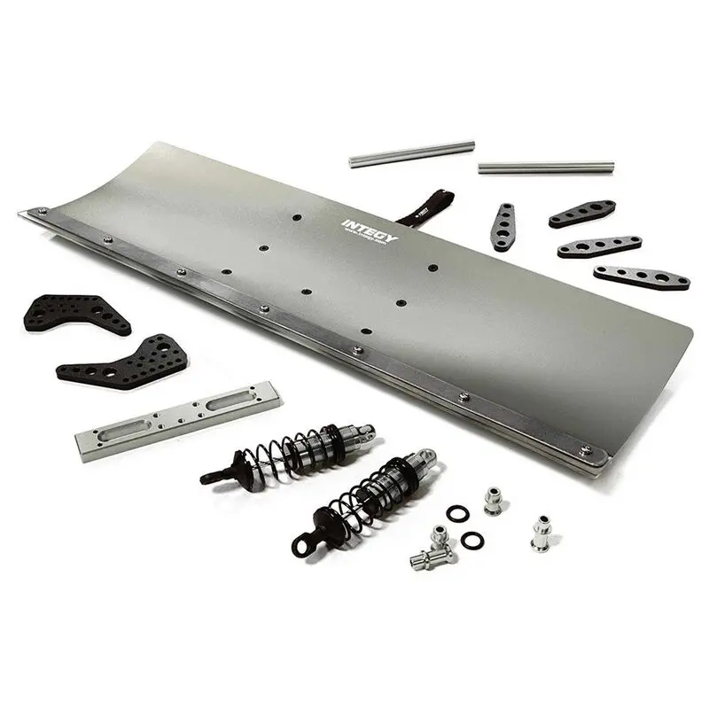 Intc29092grey Alloy Machined 500Mm Snowplow Kit For Arrma 1/8 Kraton 6S Blx 1