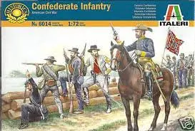 1:72 Confederate Infantry Troops (52) 1