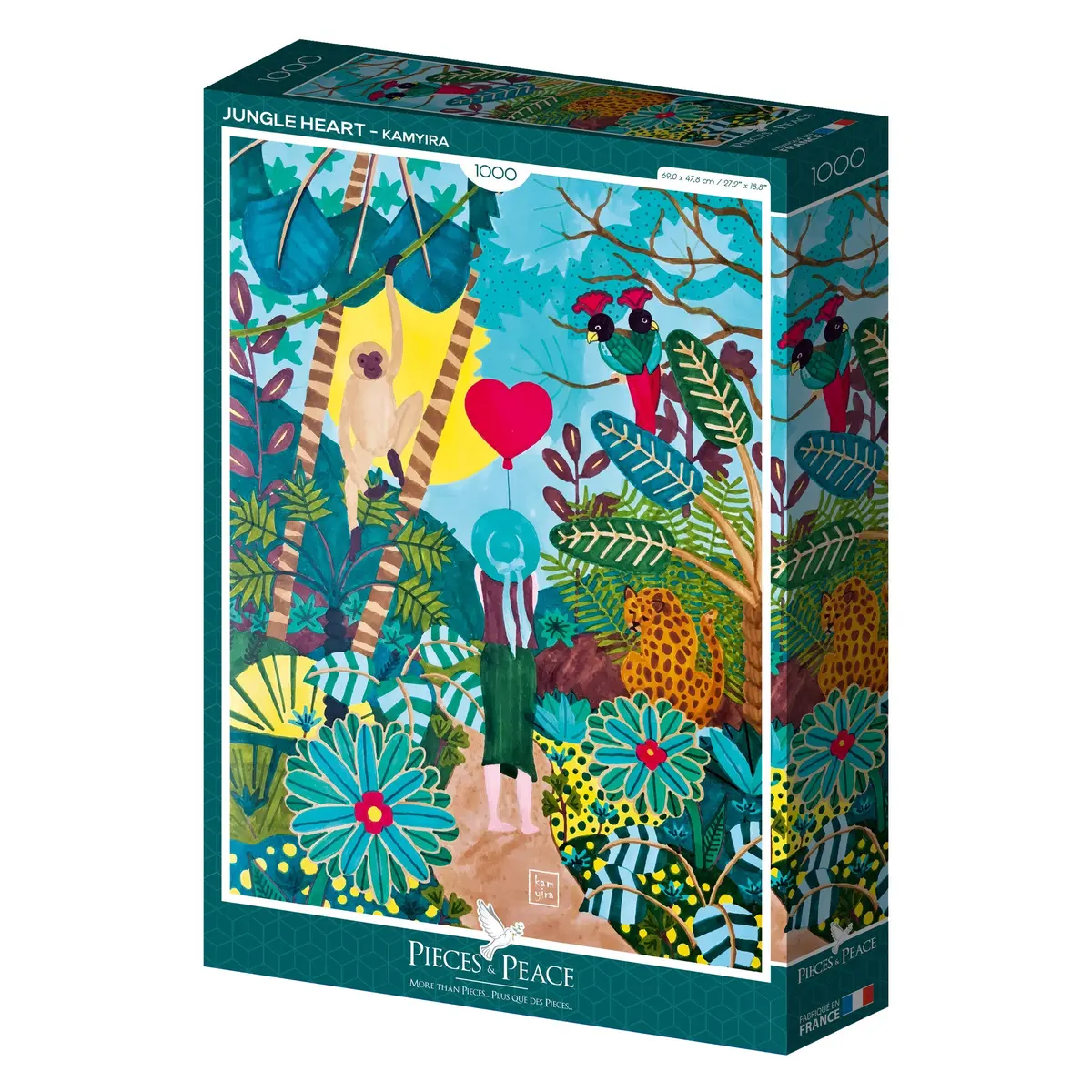 Jungle Heart 1000-Piece Puzzle 1