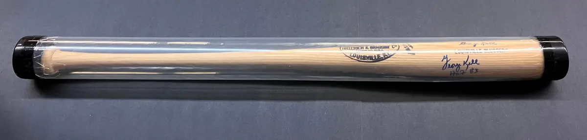 George Kell Autographed Bat 1