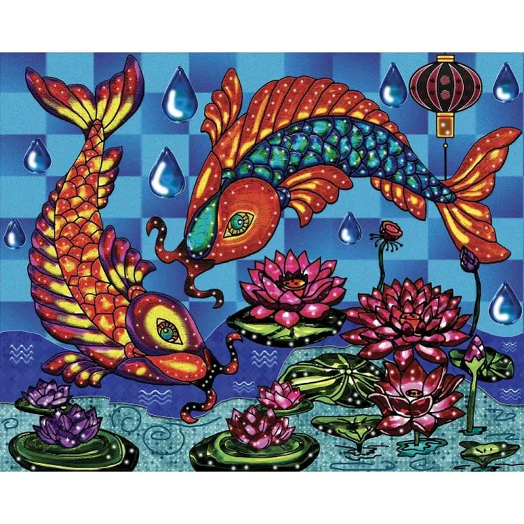Diamond Painting - Koi Fishes 1