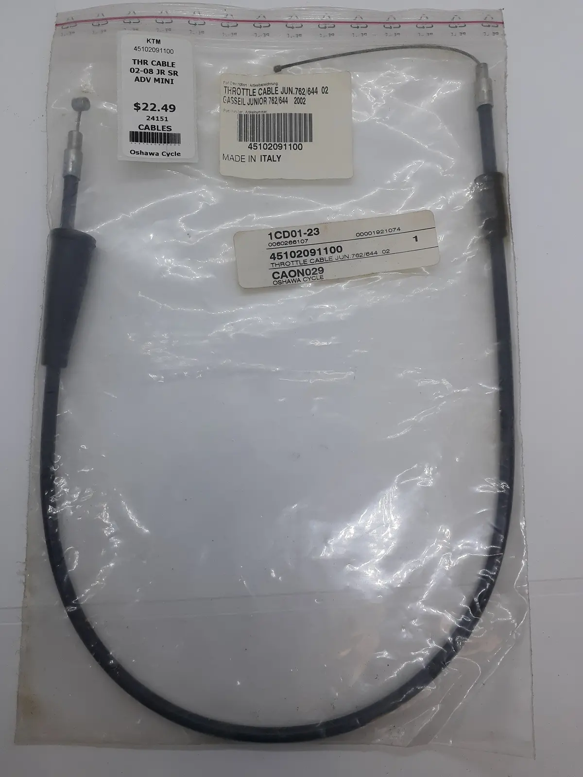 Ktm 50 Throttle Cable 1
