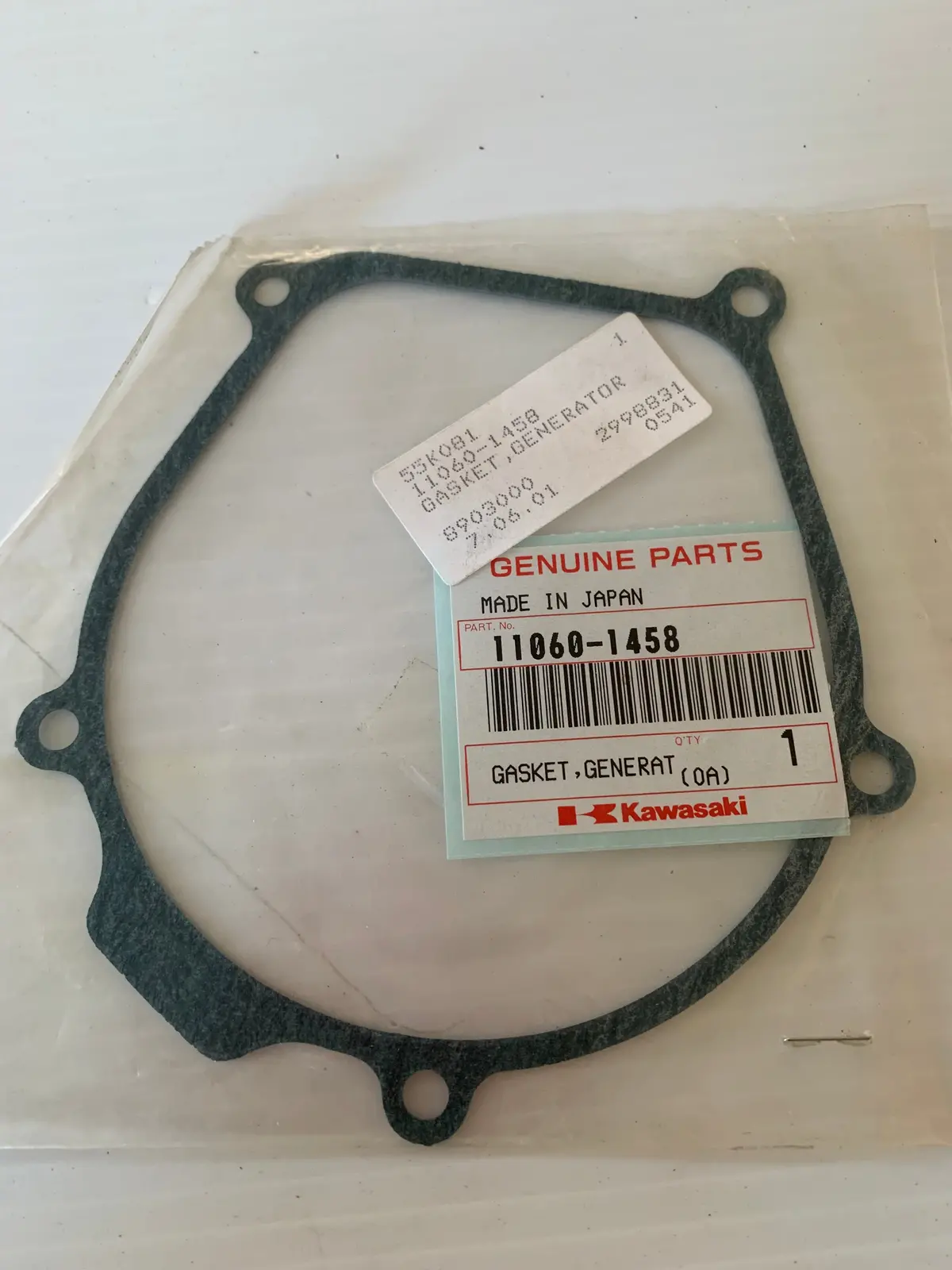 Kx250 Generator Cover Gasket 1