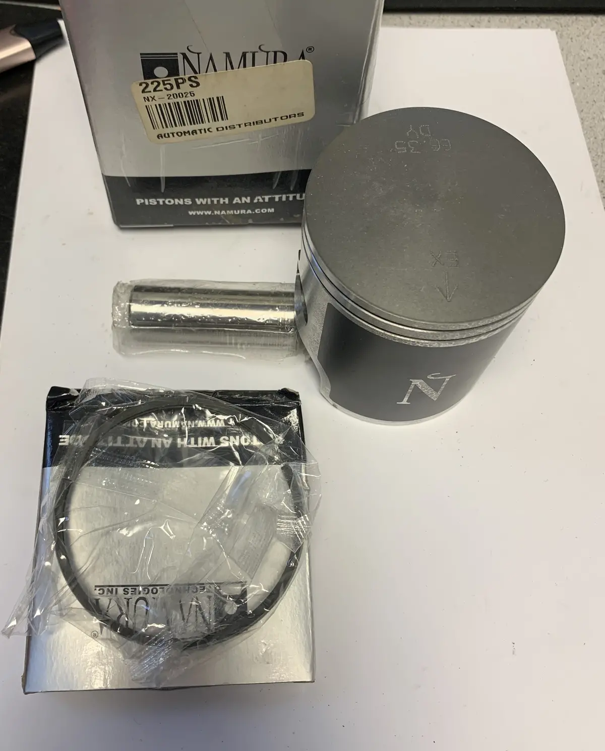 Kx250 Namura Piston Kit 1