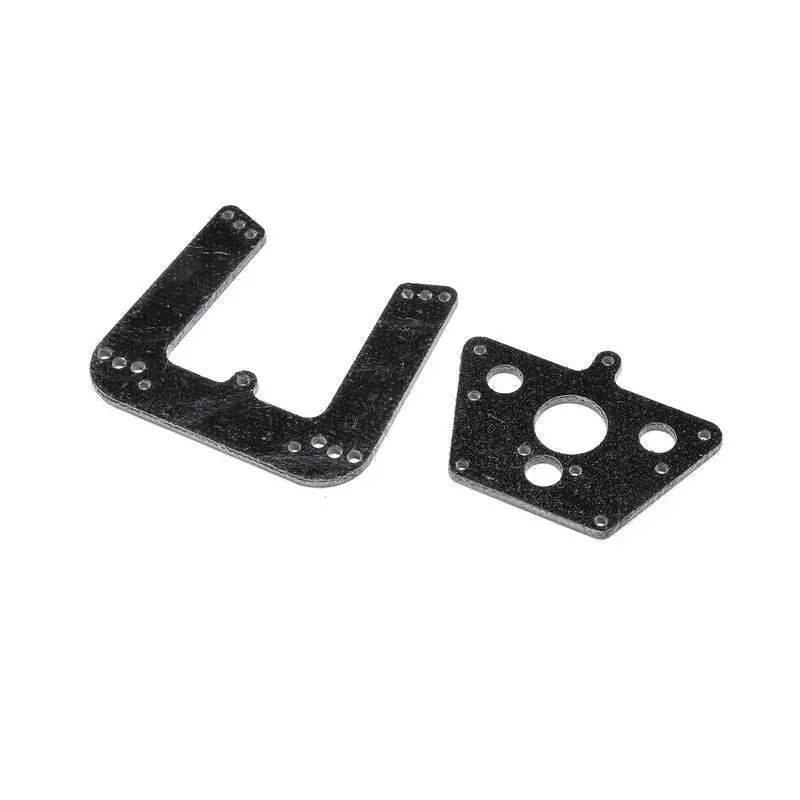 Los214026 Front & Rear Shock Towers: Mini Jrxt 1