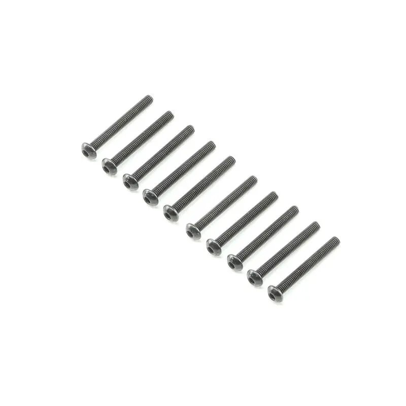 Los235024  Button Head Screws M3x25mm (10) 1