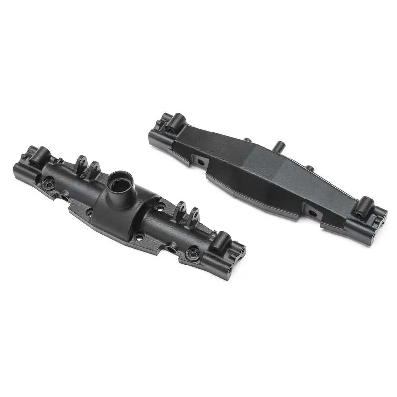 Los312008 Aluminum Axle Housing Set, Black: Mini Lmt 1