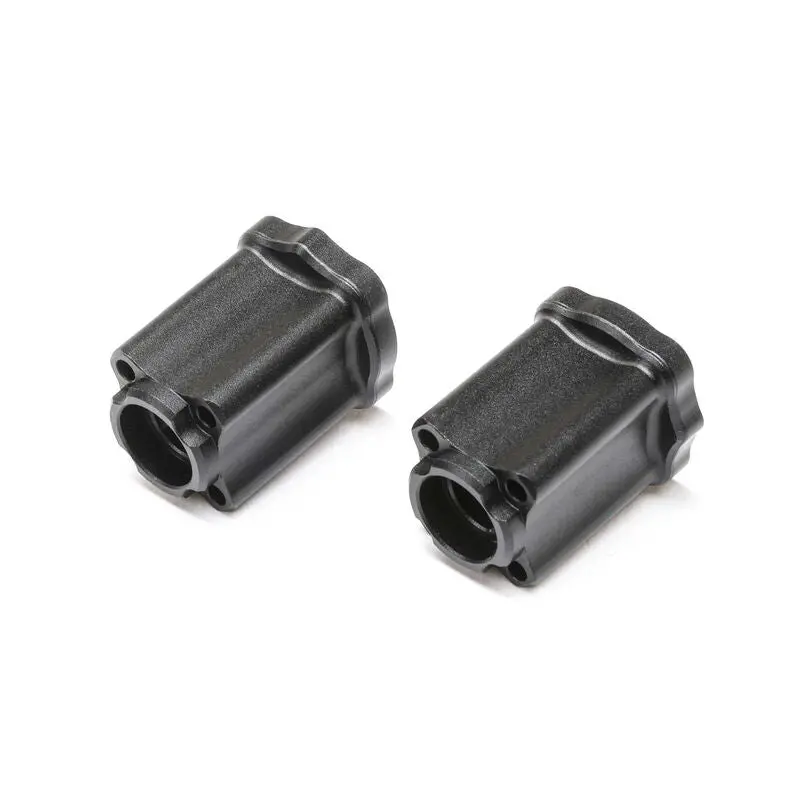 Los312009 Aluminum Axle Mount Rear, 0Deg, Black: Mini Lmt 1