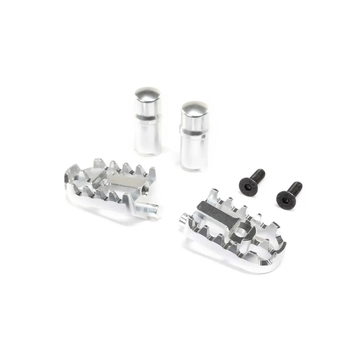 Los361001 Losi Aluminum Foot Pegs, Silver: Promoto-Mx 1